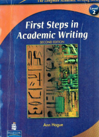 Image of First Steps in Academic Writing