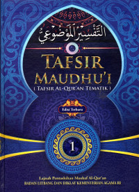 Image of Tafsir Maudhu'i (Tafsir Al-Qur'an Tematik) (1)