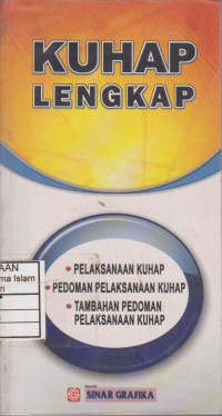 Image of KUHAP LENGKAP