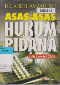 Image of ASAS-ASAS HUKUM PIDANA