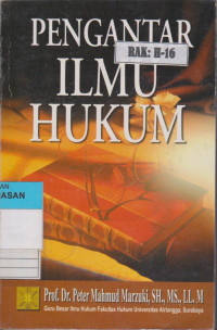 Image of PENGANTAR ILMU HUKUM
