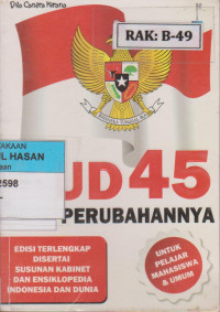 Image of UUD 45 DAN PERUBAHANNYA