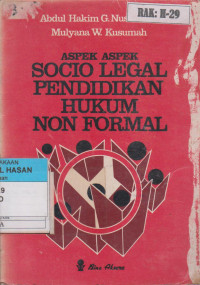 Image of ASPEK ASPEK SOCIO LEGAL PENDIDIKAN HUKUM NON FORMAL