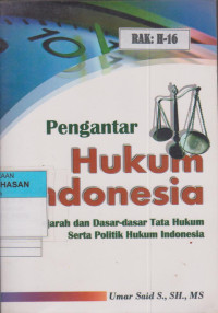 Image of PENGANTAR HUKUM INDONESIA