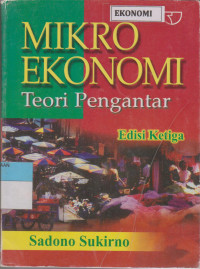 Image of MIKRO EKONOMI TEORI PENGANTAR