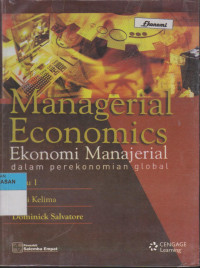 Image of MANAGERIAL ECONOMICS (EKONOMI MANAJERIAL)