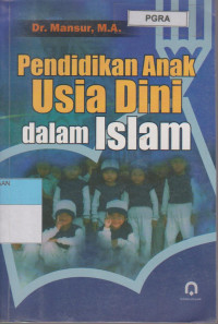 Image of PENDIDIKAN ANAK USIA DINI DALAM ISLAM