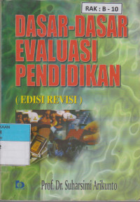 Image of DASAR-DASAR EVALUASI PENDIDIKAN