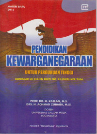 Image of PENDIDIKAN KEWARGANEGARAAN