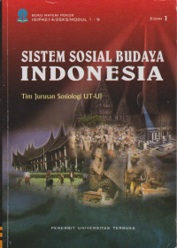Image of SISTEM SOSIAL BUDAYA INDONESIA
