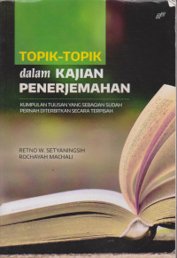 Image of Topik-topik dalam Kajian Penerjemahan