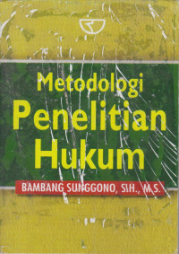 Image of Metodologi Penelitian Hukum