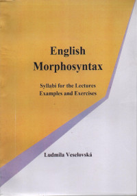 Image of English Morphosyntax Syllabi for the Lectures Examples and Exercises