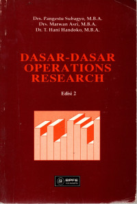 Image of Dasar-Dasar Operations Research