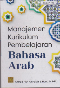 Image of Manajemen Kurikulum Pembelajaran Bahasa Arab