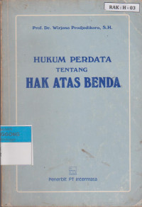 Image of Hukum Perdata tentang Hak Atas Benda