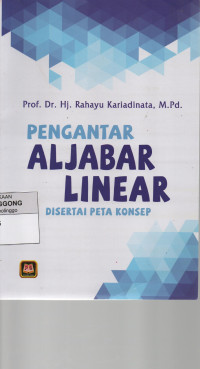 Image of Pengantar Aljabar Linear Disertai Peta Konsep